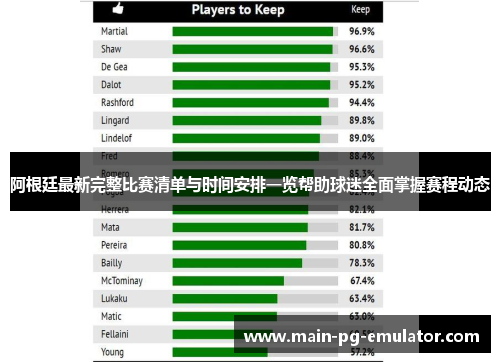 阿根廷最新完整比赛清单与时间安排一览帮助球迷全面掌握赛程动态